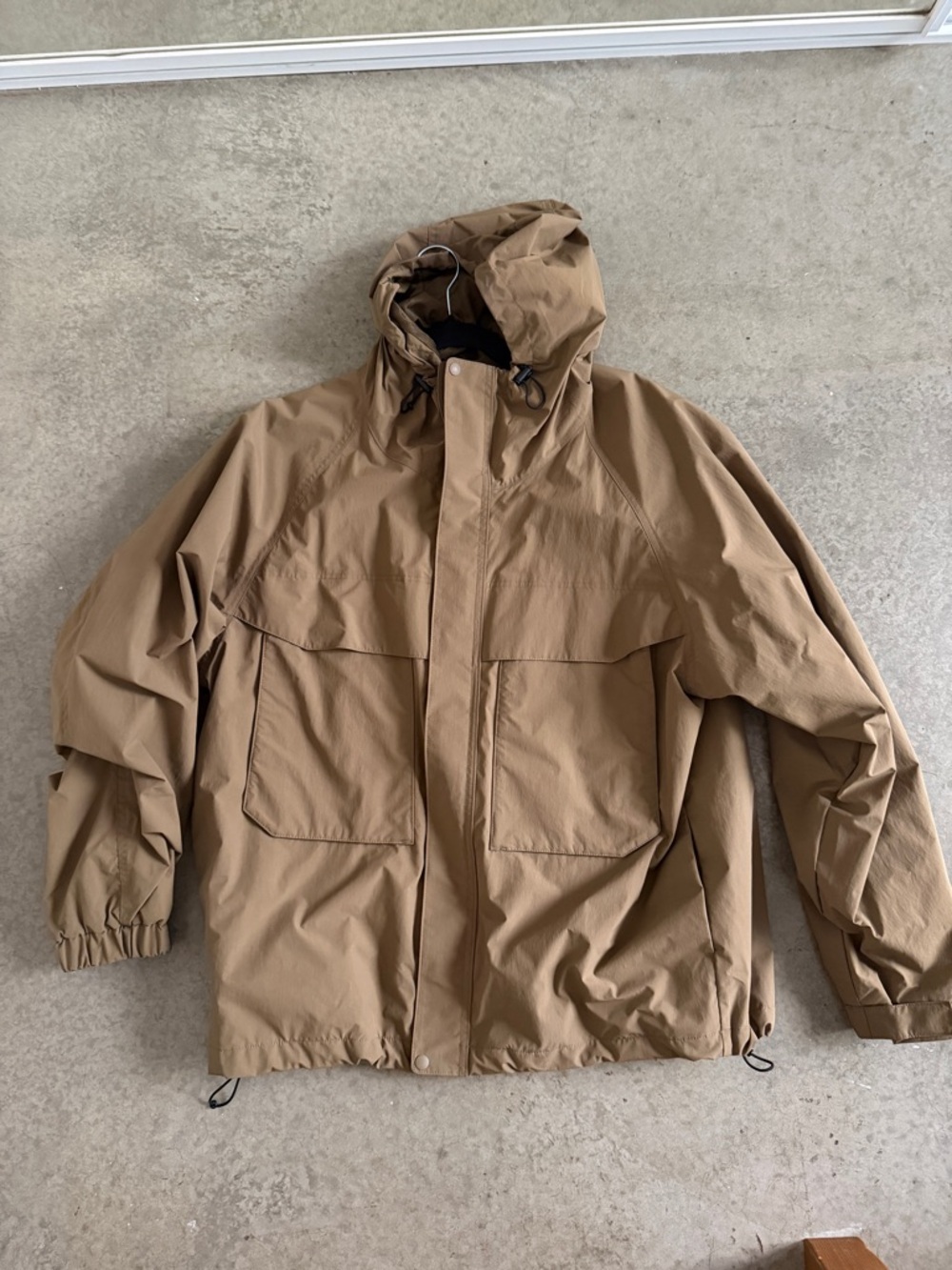 Uniqlo windbreaker jacket/ XL/brown